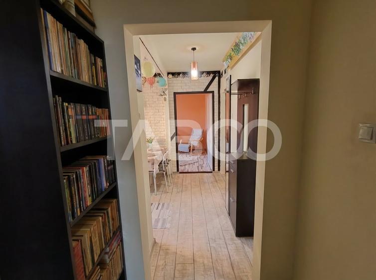 Apartament decomandat cu 3 camere - balcon - etaj 1 -zona Vasile Aaron - 7