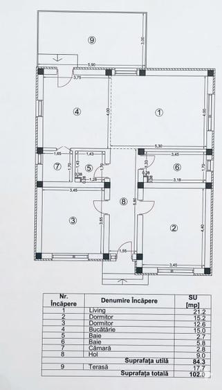 Casa 3 camere 84mp | 0 comision | Balotesti Lahovari  450mp teren - 3