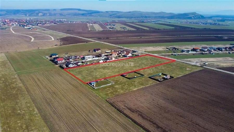 Teren intravilan 18.200mp, cu PUZ si PUD, ideal constructi case, Bod, Brasov.