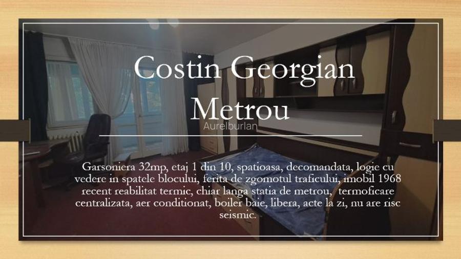 Metrou Costin Georgian, intre parcurile IOR si Morarilor. Metrou Costin Georgian, intre parcurile IOR si Morarilor.