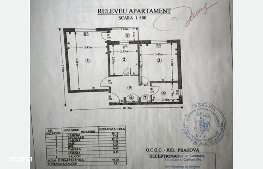 Apartament 2 camere, decomandat, zona Malu Rosu, Ploiesti - 6