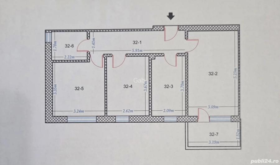 Apartament 3 camere - Grand Arena