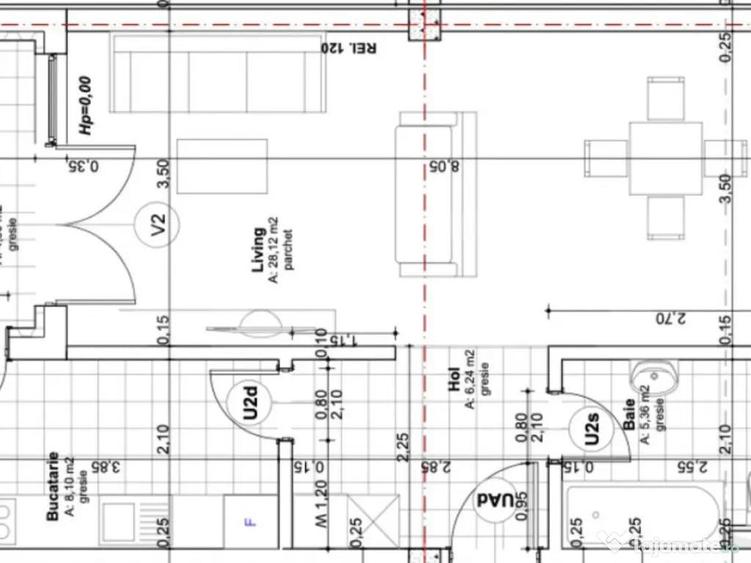 OFERTA-Apartament cu 1 camera, 48 mp, zona Lipovei-Loc de p - 2