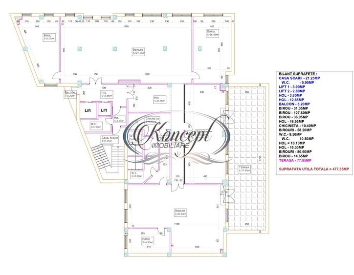 Comision 0% spatiu de birouri premium pe Dorobantilor - 11