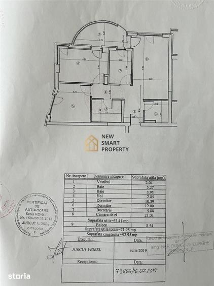 Apartament cu 3 camere în Calea Aradului