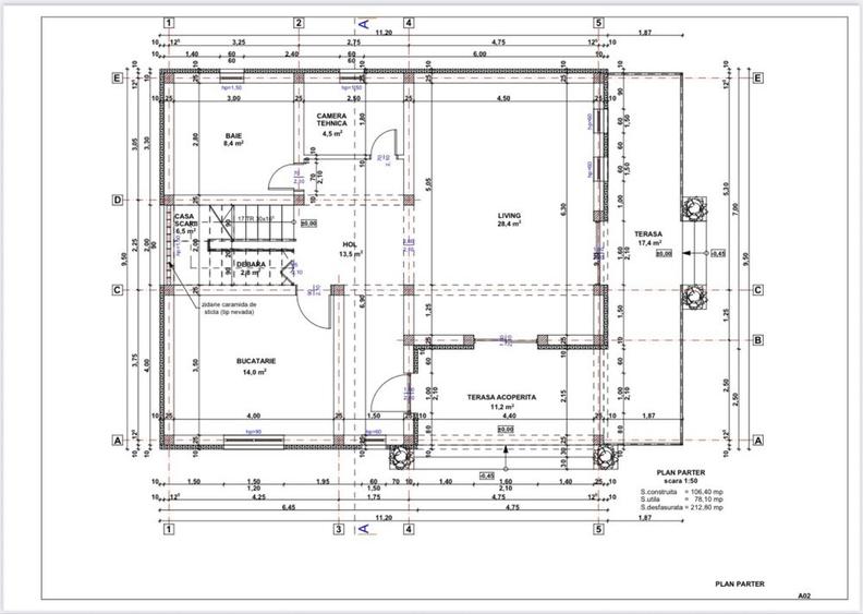 Casă cu 4 camere cu Teren 406 Mp în Ulmi