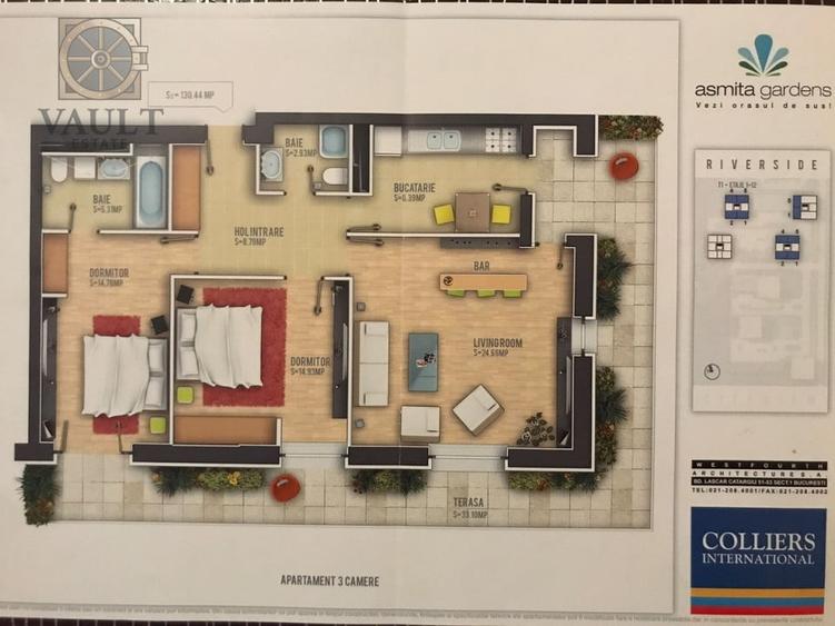 APARTAMENT 3 CAMERE-ASMITA GARDENS-TINERETULUI-MOBILAT UTILAT - 12