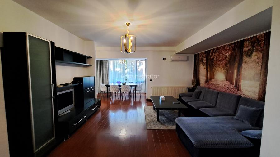 Apartament cu 3 camere semidecomandat, mobilat în Herăstrău Apartament cu 3 camere semidecomandat, mobilat în Herăstrău