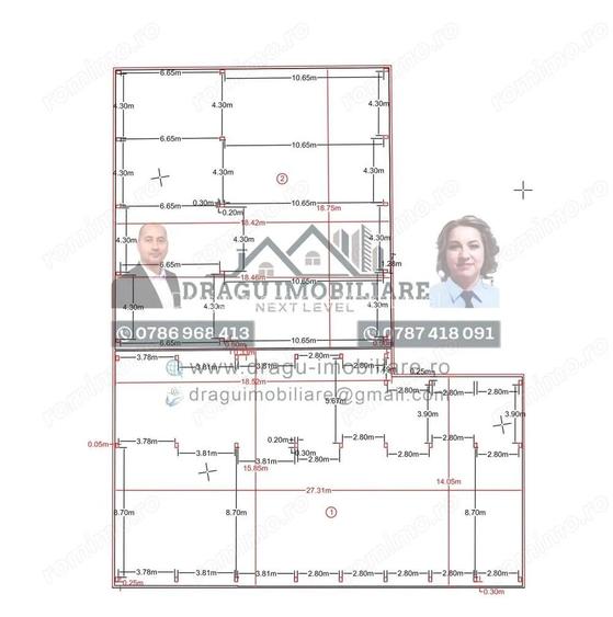 Structura metalica tip showroom/service Tecuci demontabila
