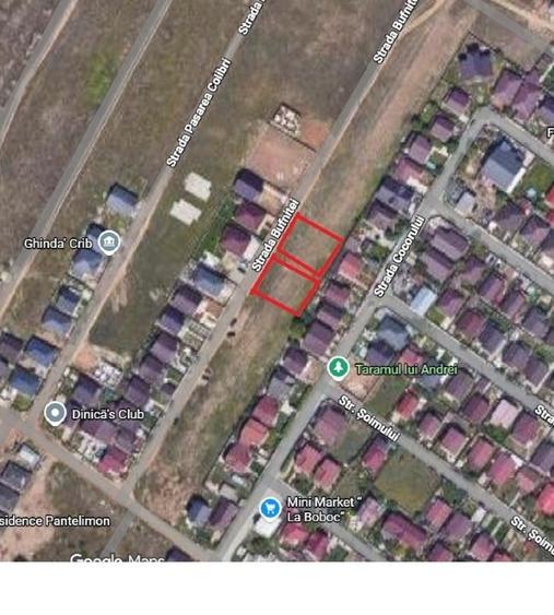 Teren intravilan 406 mp, Deschidere 14 mp, Doua loturi disponibile - 1