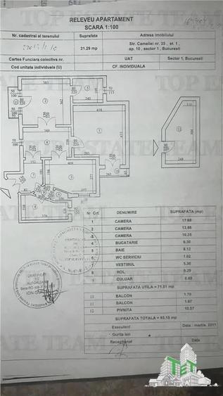 Apartament 3 camere , zona Matache, RS 1, central, pentru locuit sau investitie - 1