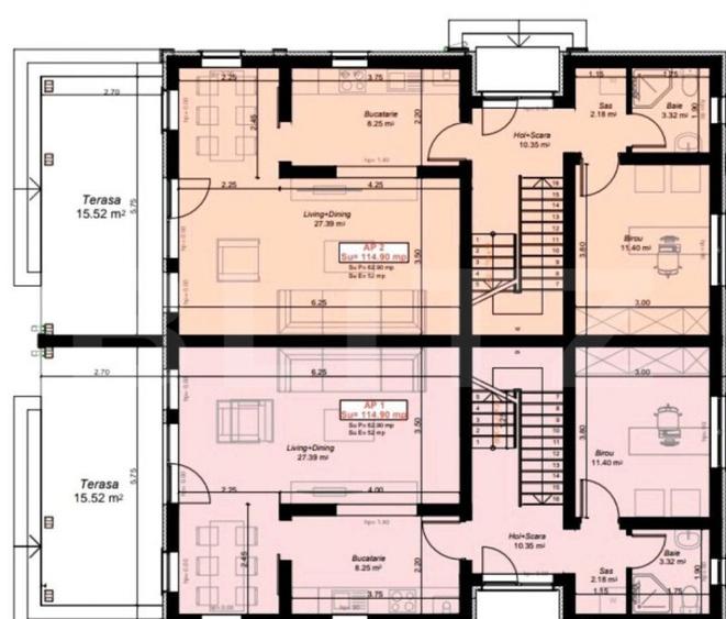 Duplex de 114 mp utili, teren 250 mp, in zona Chisoda - 6