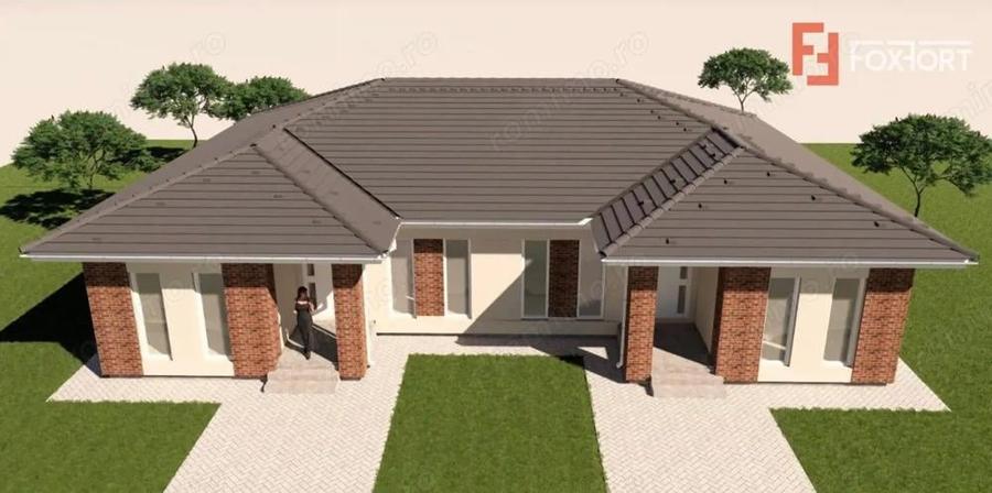 Duplex cu 3 camere si teren de 365 mp, zona Sag - 1