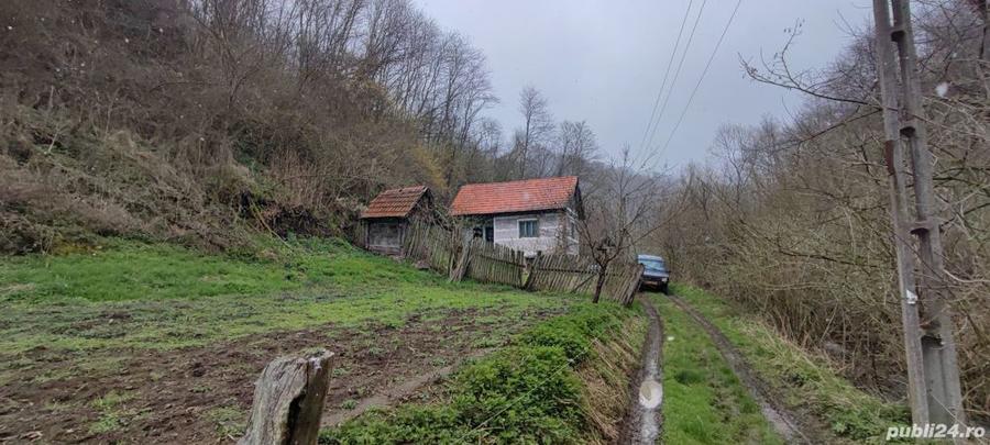 Apuseni Casa dinbarne lemn si piatra 2 camere si beci,49mp, Zam Valea, cu cadastru si intabulare - 1