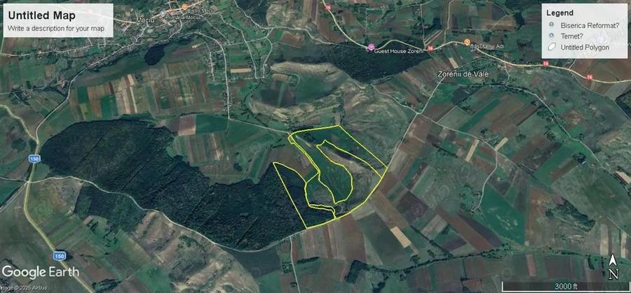 Vand teren 40 ha Mociu jud Cluj - 1