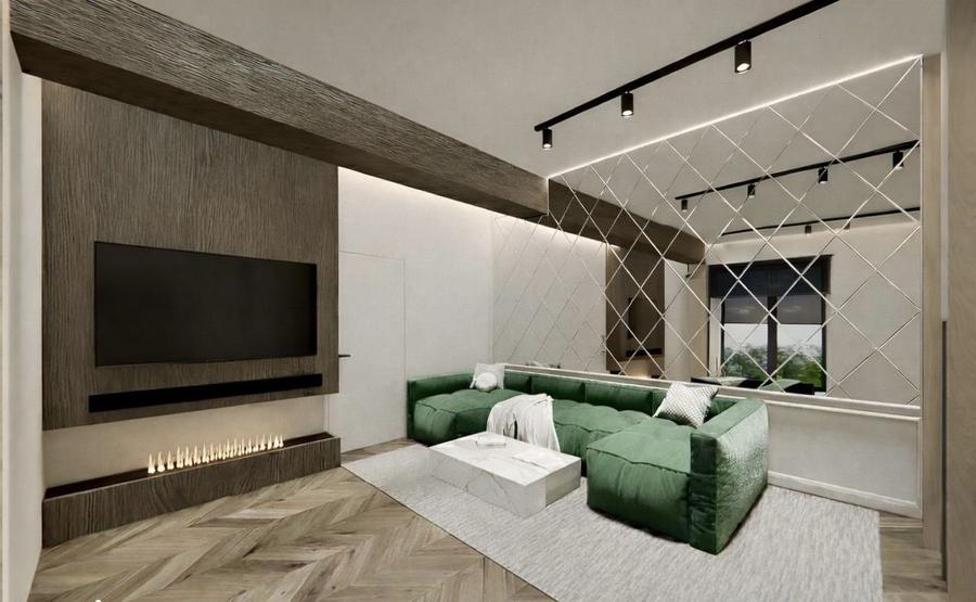 Cladire, pretabil birouri clinica, rezidential, interior la gri - 1