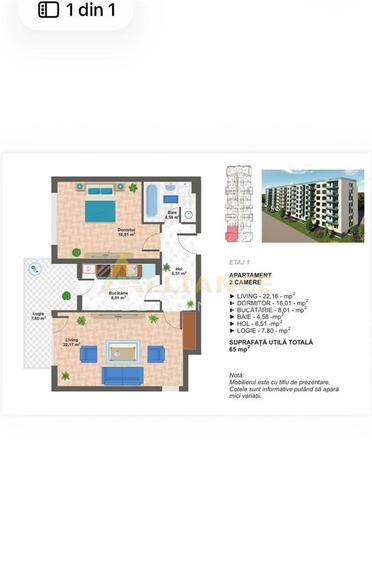 Apartament 2 camere Aparatorii Patriei 15 minute - 2