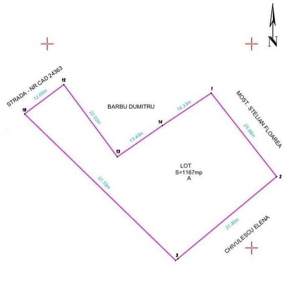 Teren intravilan comuna cuza voda sat calarasii vechi 1167 mp - 3