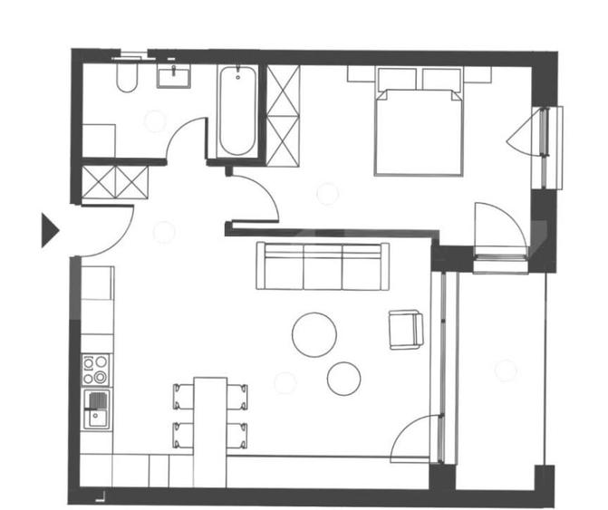 Comision 0 ! Somesului 15 | 2 camere Finisat | Semicentral - 4