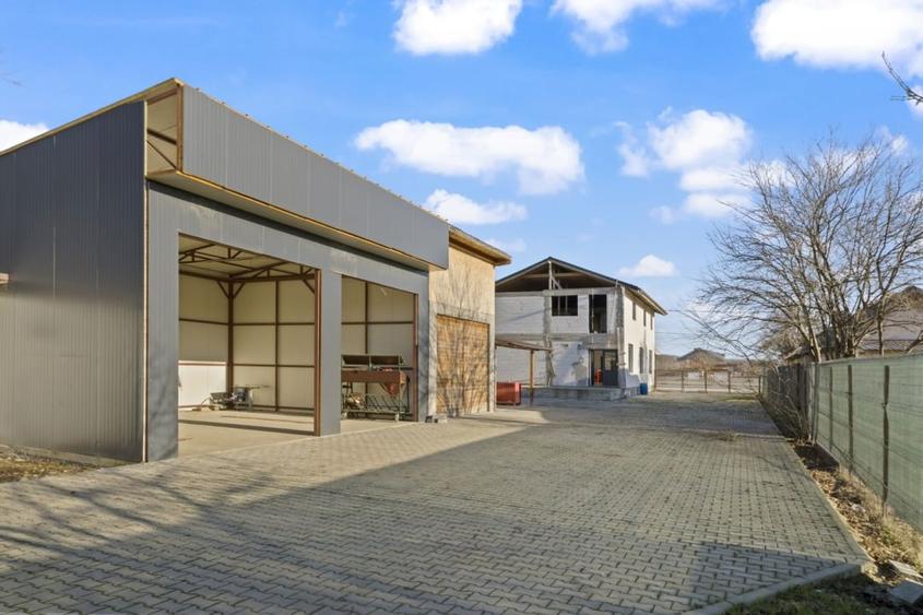 Constructie comerciala rezidentiala 251mp, spalatorie auto si depozit 127 mp DN1 - 6