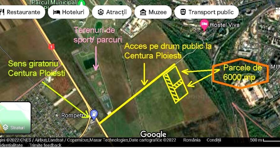 Teren intrav. Ploiesti, langa Parcul Municipal Vest_6000 mp_lichidare - 1