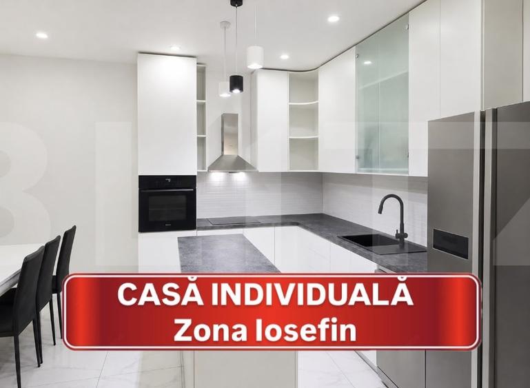 Casă individuală cu 5 camere cu Canalizare în Iosefin