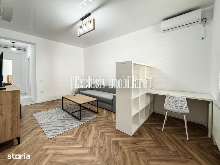 Apartament cu 2 camere decomandat, mobilat în Central