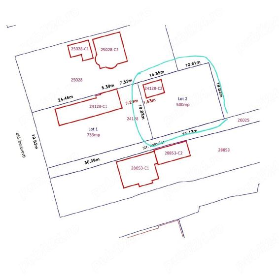 Vand teren intravilan pentru construc?ie casa Tatarani - 1