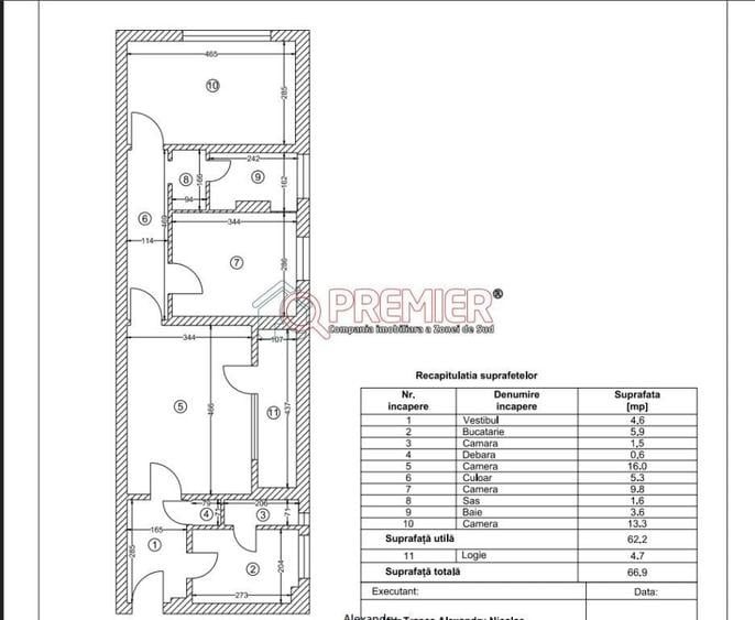 Brancoveanu - Aleea Dorohoi - apartament 3 camere - 2