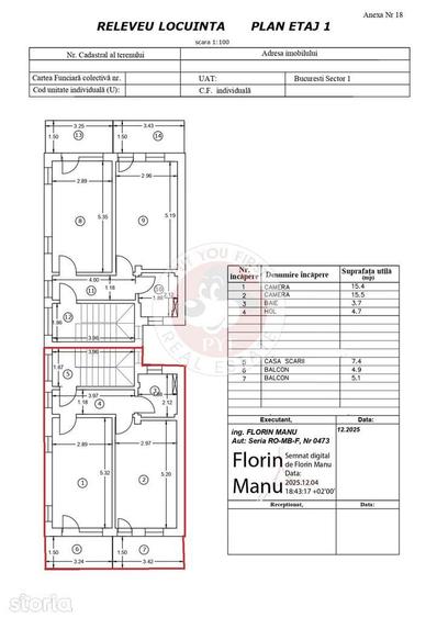 Bucurestii Noi | 5 cam | Parcare | Dec | 142mp | B13185 - 3