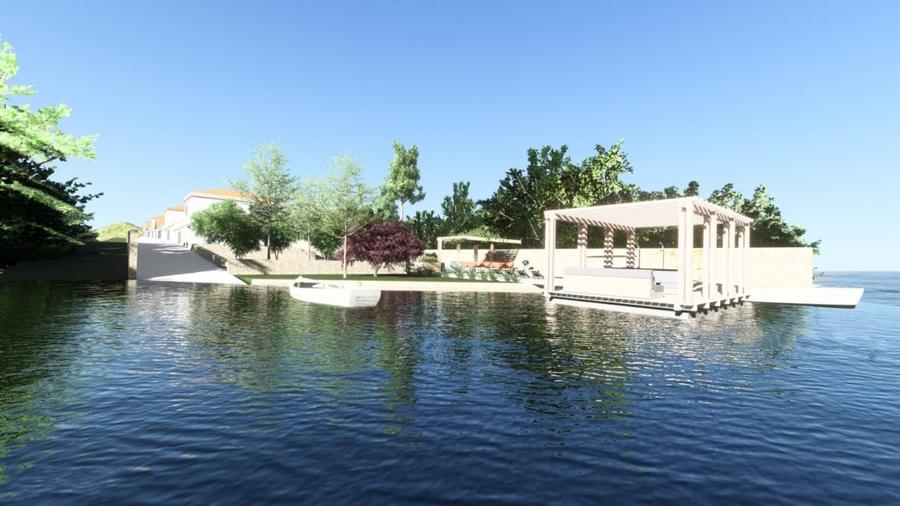 Vila mediteraneana, cartier cu iesire la lac, zona relaxare, peninsula Balotesti - 1