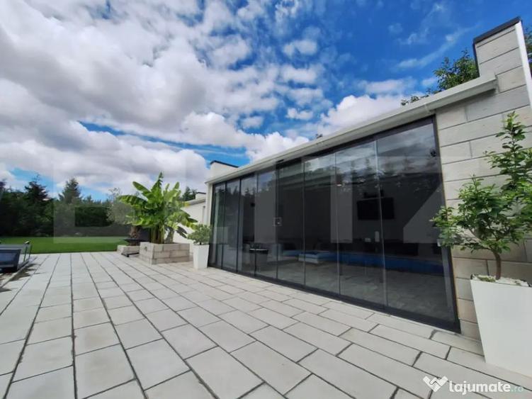 Vila de lux, mobilata, utilata, teren superb 1150 mp, piscin - 3