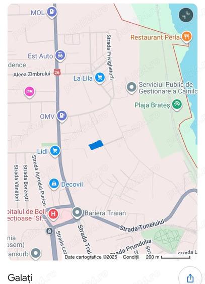 48.500 euro, NEGOCIABIL, 1.100 mp, teren intravilan, Bariera Traian - 6