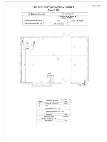 Spațiu Comercial CLUJ, Str. Mihai Viteazu Nr. 17 piață Preț negociabil - 2