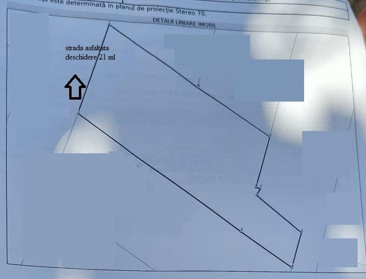 Teren agricol intravilan de 939 mp, în Păulești