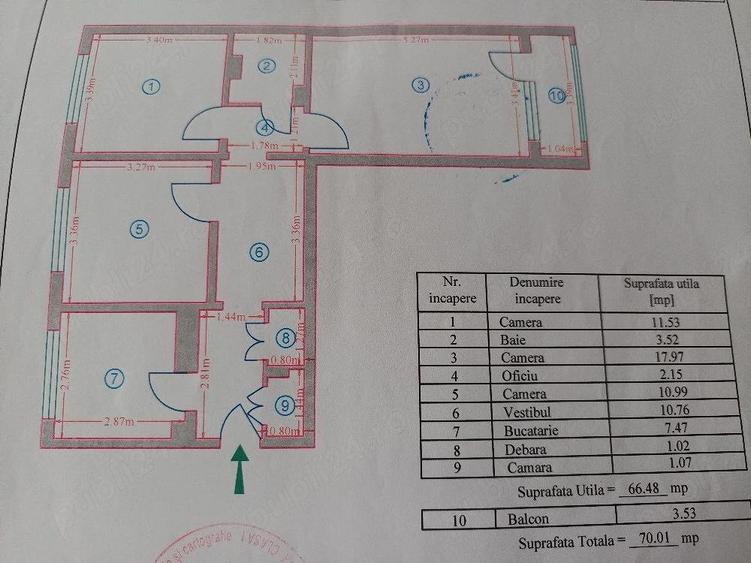 Apartament 3 camere Doamna Ghica - 1