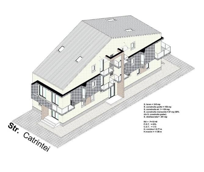 Apartament 2 camere in vila,  decomandat, in constructie 2025-2026 - 4