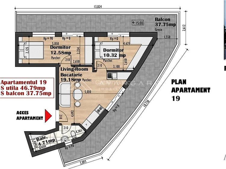 Apartament 3 Cam | Semidecomandat | Zona Auchan Iris