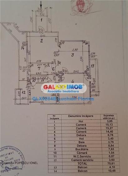 Comision 0%!  Vanzare 3 camere - vedere libera I Piata Universitatii - 12