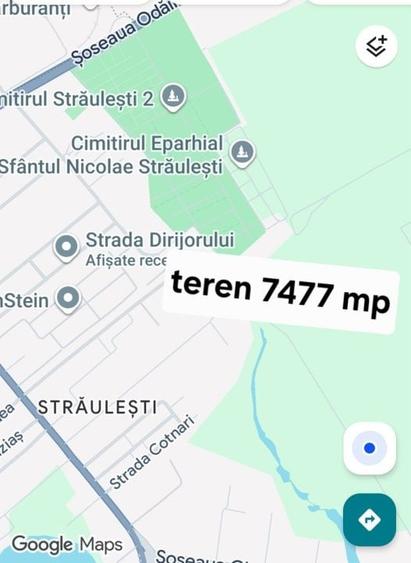 Straulesti str. Nades teren 7477 mp de vanzare - 1