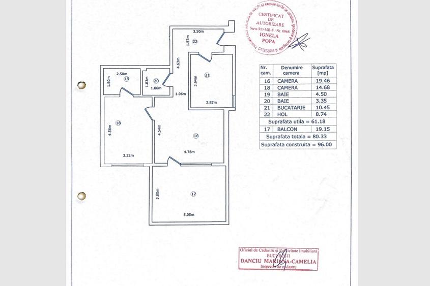 INCHIRIERE 2 camere 80mp cu teresa Parc Bazilescu - Strada Limanului - 2