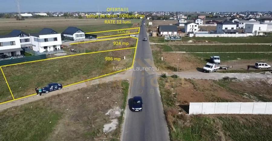 Lot la sosea!!! Teren intravilan in Comuna Berceni