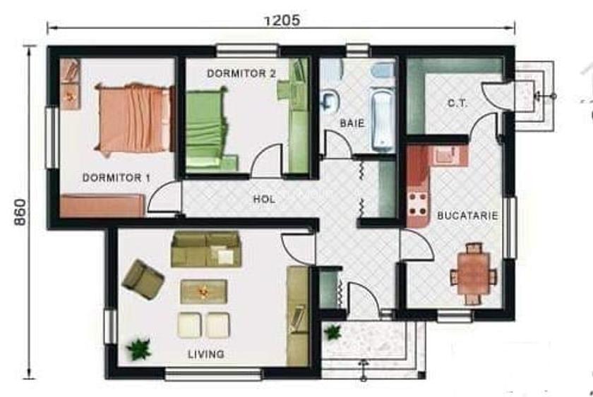 Casa individuala cu 670 mp teren Bogdanestilor-Alexandrescu