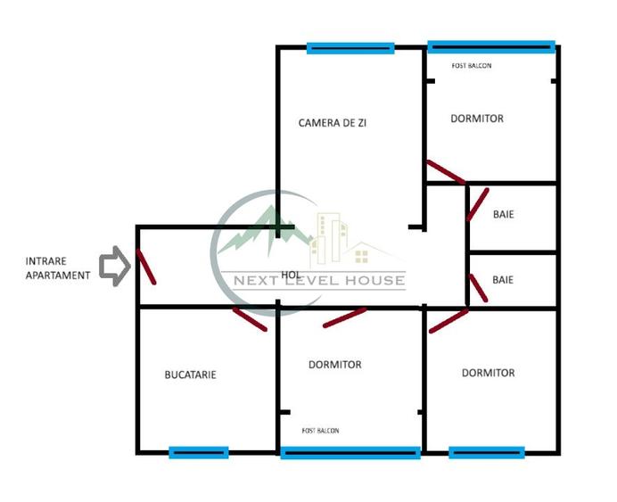 Apartament 4 camere, Racadau - Pietonala - 9