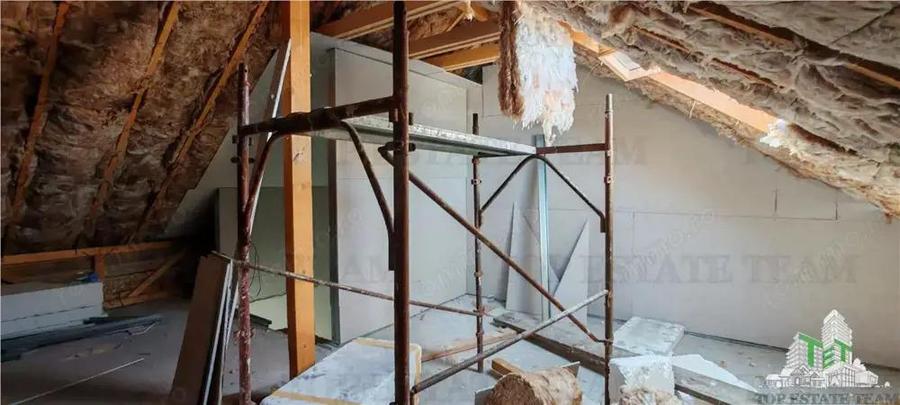 Vila individuala cuplata 5 camere, P+1+M, incalzire in pardoseala, toate utilitatile, 260 mp teren, - 14