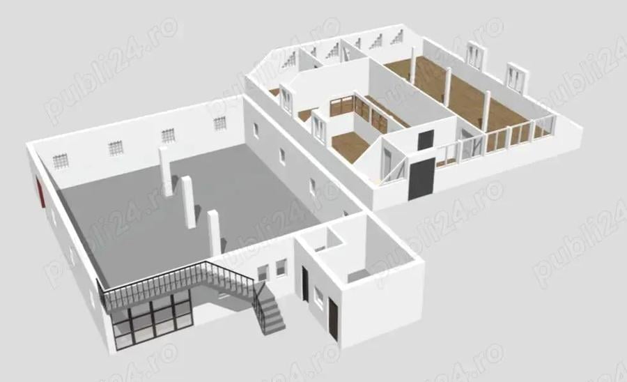 Spa?iu hala ?i birouri, 350 mp in Brasov, semi-central, acces camionete - 7