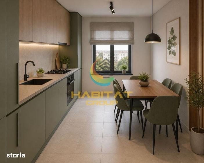 Apartament cu 2 camere decomandat în Titan
