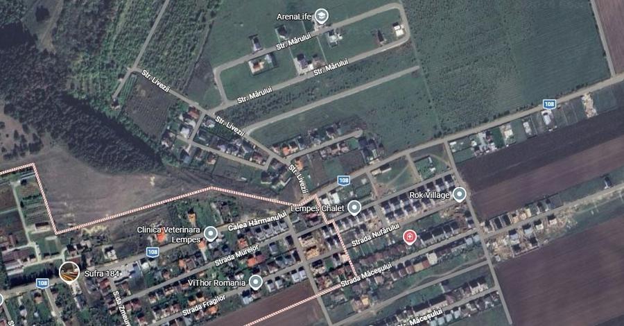 Sanpetru-Teren deosebit 760 mp – zona Dealul Lempeș, utilități, proiect casa - 4