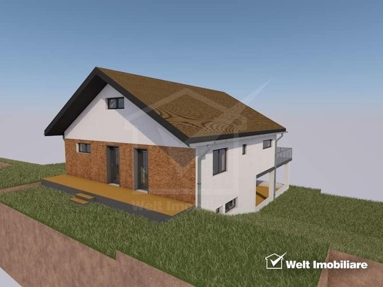 Proiect autorizatie casa P+1, teren 1000 mp, Salicea - 2