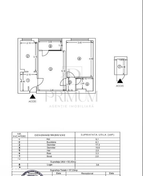 Apartament cu 2 camere semidecomandat în Olimpia-Stadion